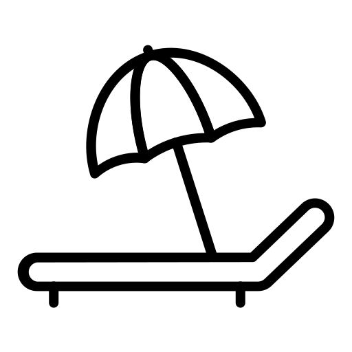 Pool Side Seating Icon